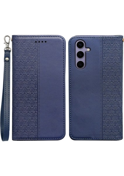 Samsung Galaxy S24 Plus Cüzdan Telefon Kılıfı Güçlü Manyetik Deri Kapak Çevirin (Yurt Dışından)