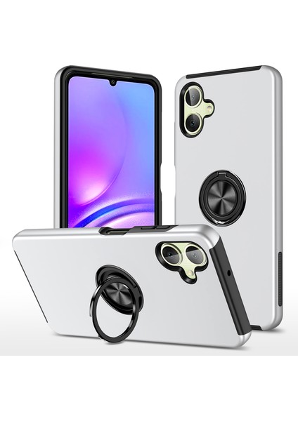 Samsung Galaxy A06 Pc+Tpu Telefon Kılıfı ve Dönebilen Halka Tutucu (Yurt Dışından)
