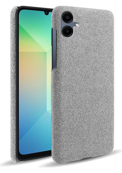 Samsung Galaxy A06 Kumaş Dokusu Çizilmez Koruyucu Pc Telefon Kapağı (Yurt Dışından)