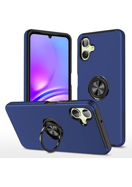 Samsung Galaxy A06 Pc+Tpu Telefon Kılıfı ve Dönebilen Halka Tutucu (Yurt Dışından)