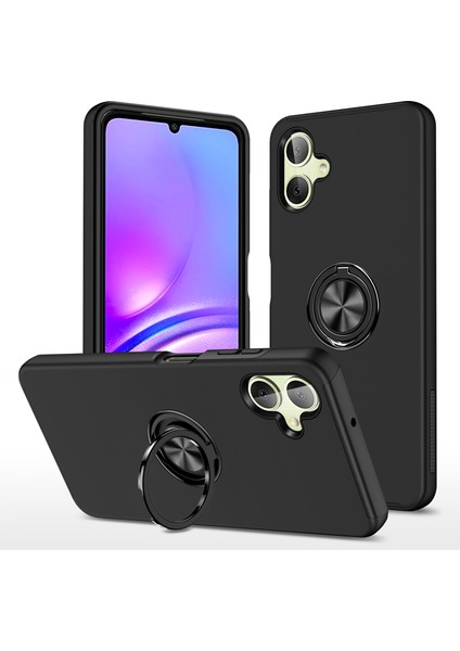 Samsung Galaxy A06 Pc+Tpu Telefon Kılıfı ve Dönebilen Halka Tutucu (Yurt Dışından)