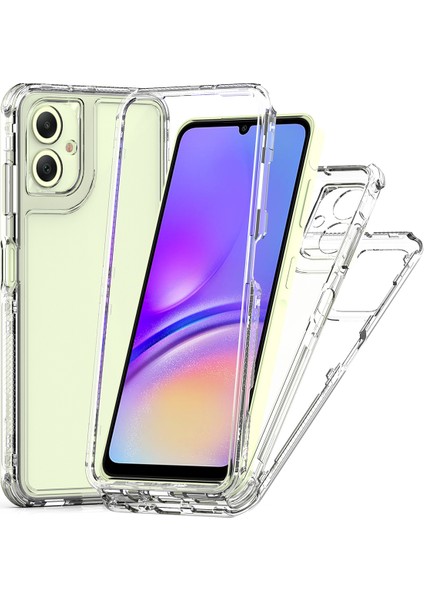 Samsung Galaxy A06 Çizilmez Akrilik + Tpu Şeffaf Telefon Kapağı (Yurt Dışından)