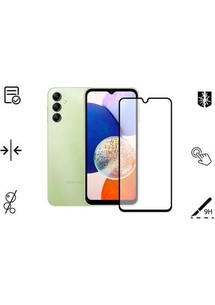 Samsung Galaxy A14 4g 5g Ile Uyumlu Kırılmaz Cam 9d Tam Kapatan Süper Glass