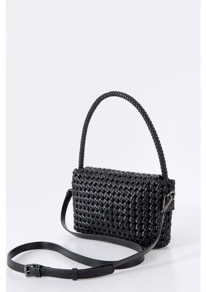 Kadın Omuz Askılı Kol Çantası 17574 Siyah modelleri