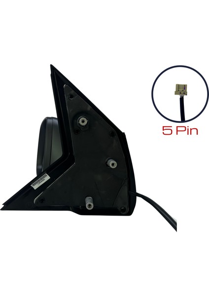 Dış Dikiz Aynası Vw Transporter T7 2015-> Elektrikli, Isıtmalı, Manuel Katlanır, Siyah Kapak, 5 Pin indirimleri