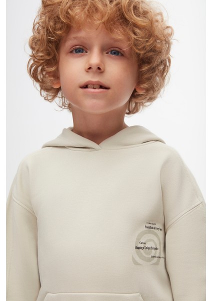 47500 Erkek Çocuk Krem-Oranj Cure Sweat modelleri