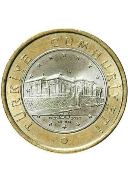 Meclisin Açılışının 100.YILI 1 Lira Hatıra Para Kapsül Içinde Çil