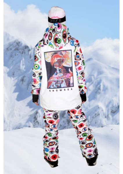 Eyes Kadın Kayak & Snowboard Mont ve Pantolon Takımı