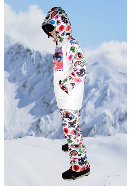 Eyes Kadın Kayak & Snowboard Mont ve Pantolon Takımı