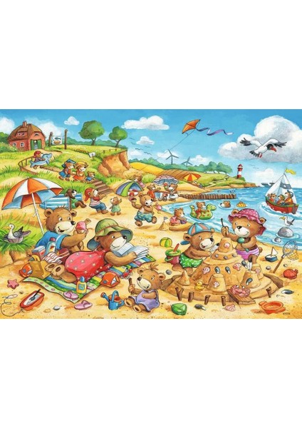 2X24 Parça Yapboz Seaside Holiday