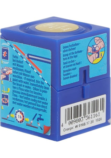 - Su Bazlı Maket Boyası Kum Sarısı Mat 18 ml (36116)