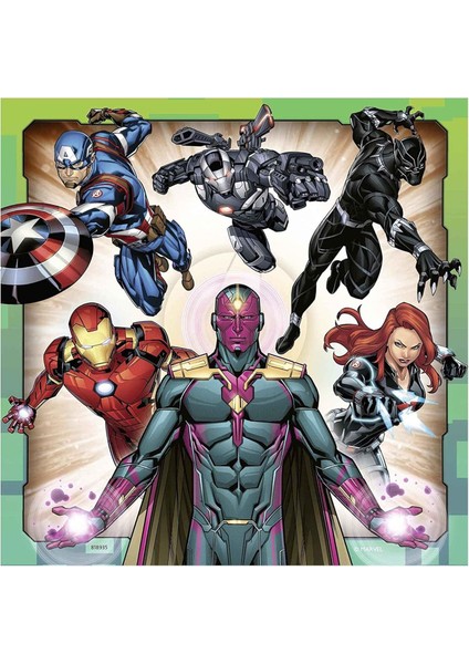 3X49 Parça Yapboz Avengers