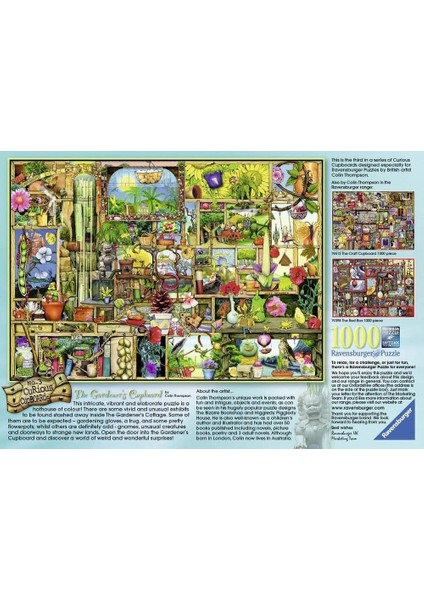 Colin Thompson The Gardener 's Cupboard Puzzle (1000 Parça)