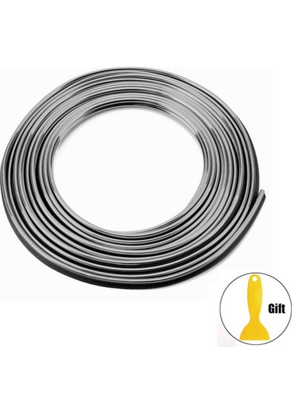 Trim Fitil Krom Yeni Nesil Araç Içi Ip Şerit Balık Sırtı Nikelajlı 5 Metre modelleri