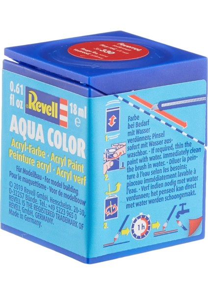 - Su Bazlı Maket Boyası Ateş Kırmızısı Ipek 18 ml (36330)