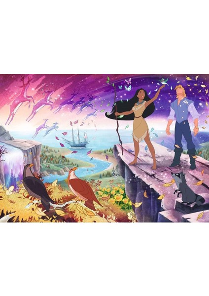 Yapboz 17290 - Pocahontas - 1000 Parça Disney Yapboz Yetişkinler ve 14 Yaşından Büyük Ç