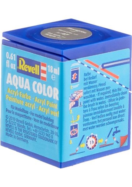 - Su Bazlı Maket Boyası Gri Mat 18 ml (36147)