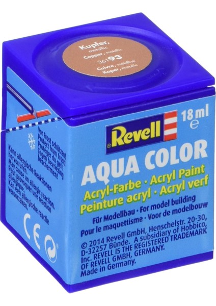 - Su Bazlı Maket Boyası Bakır Metalik 18 ml (36193)