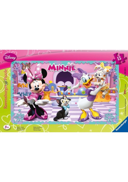 60498 Puz Wd Minnie Mouse, 15 Parça