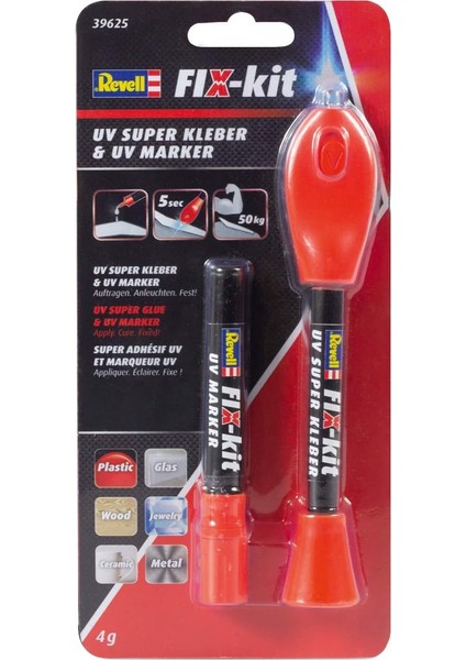 39625 Uv Yapıştırıcı, Çok Renkli