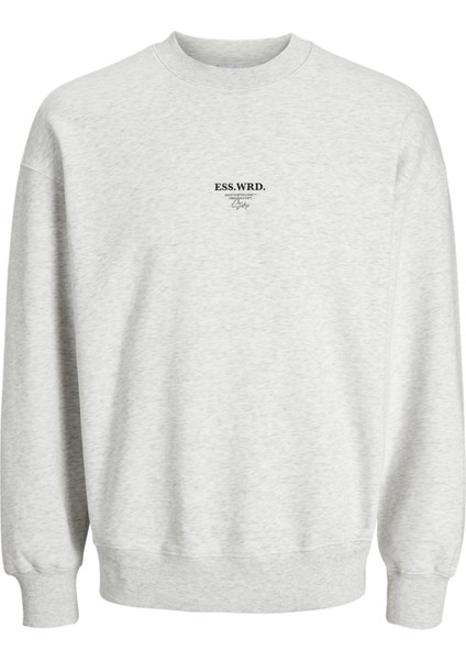 Jack & Jones Erkek Sirt ve Gögüs Baskili Sweatshirt - Urban