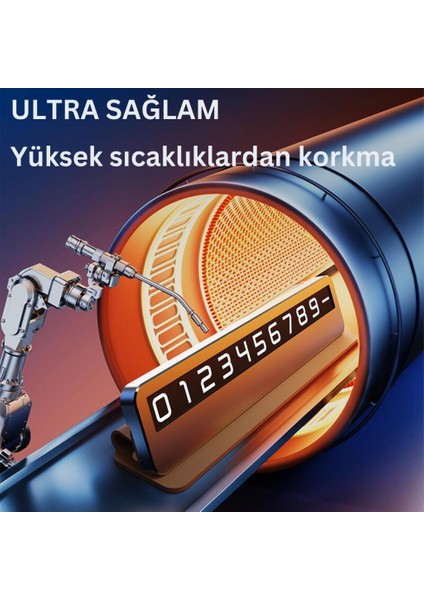 Araç Içi Geçici Park Için Telefon Numaratörü, Forforlu Açılıp Kapanabilen Premium Numaratör