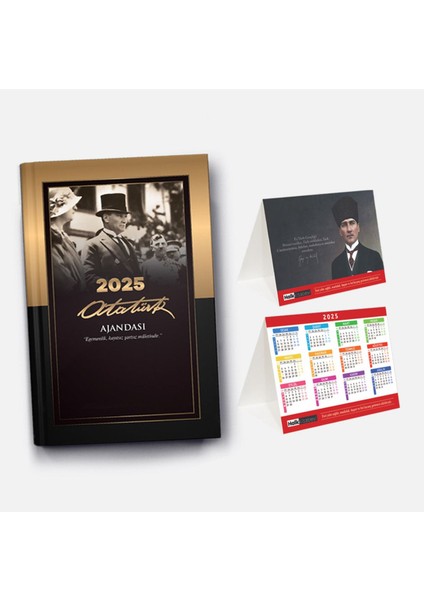 2025 Atatürk Ajanda Asalet ve Masa Takvimi