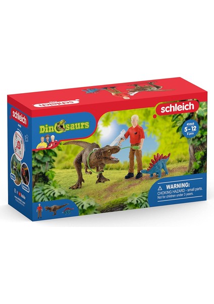 41465 Tyrannosaurus Saldırısı Oyuncak Figürü, Çok Renkli