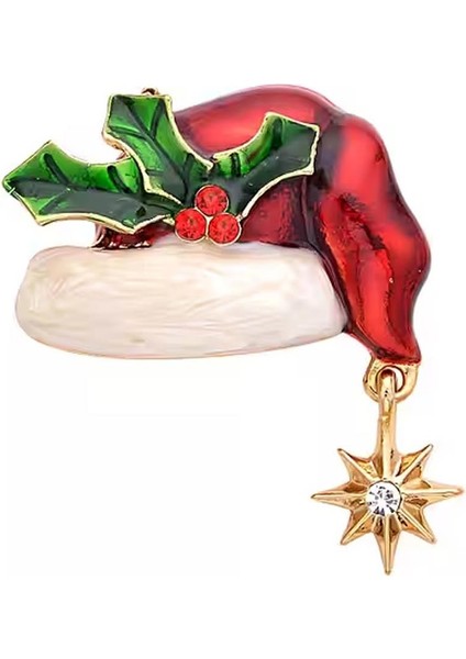 Yılbaşı Şapka Figürlü Broş indirimleri