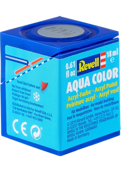 - Su Bazlı Maket Boyası Gri Mat 18 ml (36157)