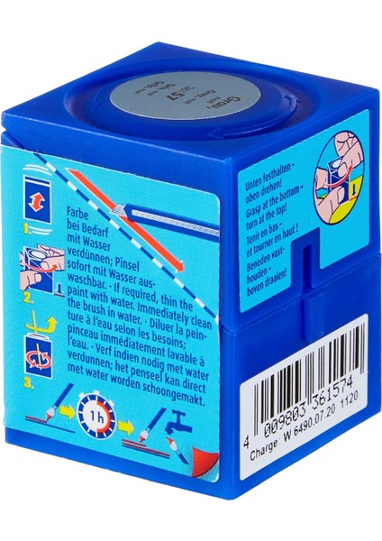 - Su Bazlı Maket Boyası Gri Mat 18 ml (36157)