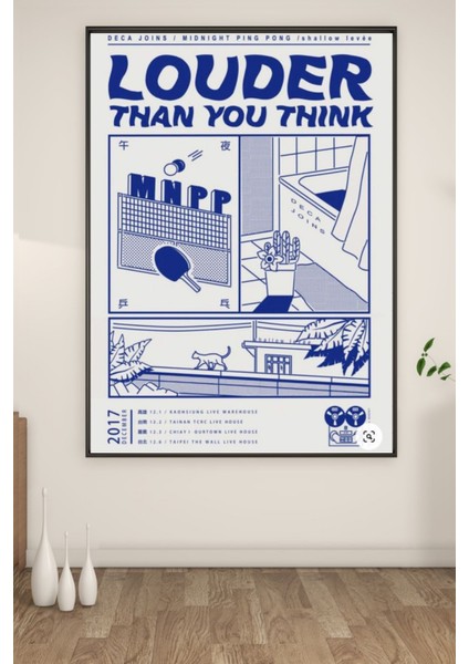 A3 Louder Baskılı Poster