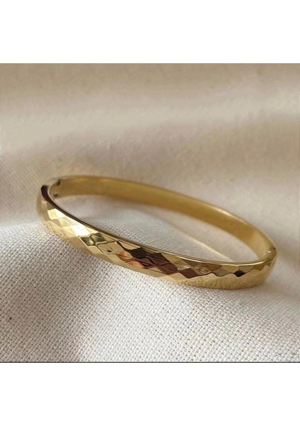 Parlak Gold Çelik Kelepçe