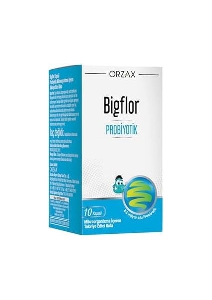 Bigflor Probiyotik Takviye Edici Gıda 10 Kapsül