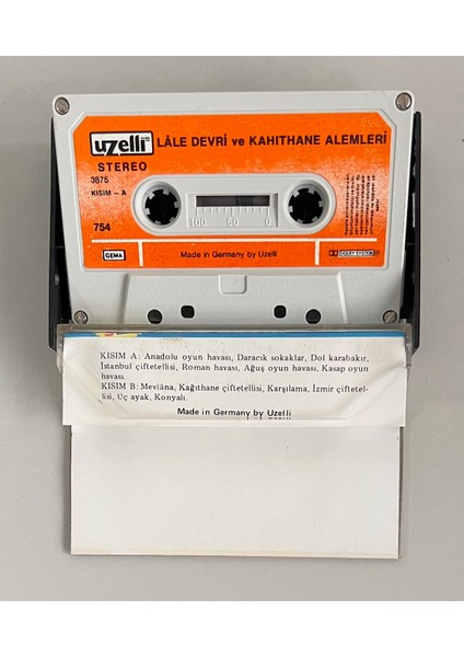 Lale Devri ve Kağıthane Alemleri Uzelli 754 Alman Baskı Kaset