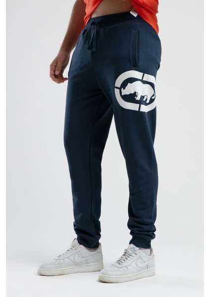 Chelsea Lacivert Rahat Kesim Baskılı Loose Fit Erkek Eşofman Alt fiyatları