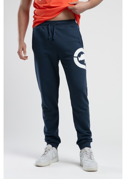 Chelsea Lacivert Rahat Kesim Baskılı Loose Fit Erkek Eşofman Alt indirimleri