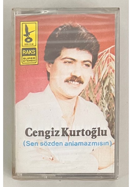 Cengiz Kurtoğlu Sen Sözden Anlamazmısın Kaset (Jelatininde Sıfır Orjnal Dönem Baskı Kaset)