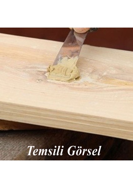 Ahşap Parke Tamir Macunu Krem Mobilya Dolgu Çatlak Çizik Giderici 200 gr Kullanıma Hazır Macun