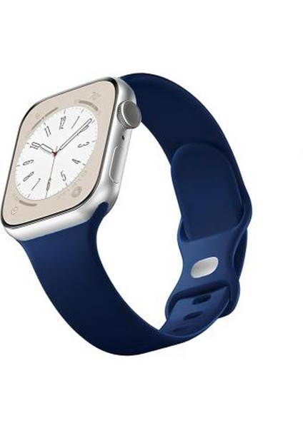 Apple Watch Kordon Kayış 42-44-45 mm Uyumlu Silikon