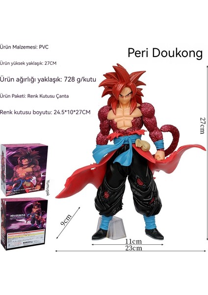 Dragon Ball Çevresel Figure Peri Bean Wukong Yüksekliği 270MM (Yurt Dışından)