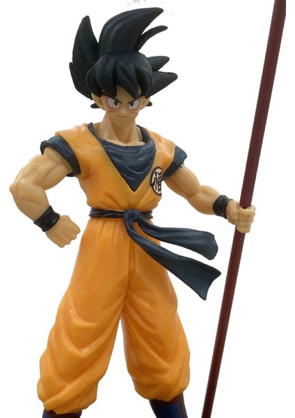 Dragon Ball 20. Yıldönümü Çubuk Goku Figürü Yükseklik 210MM (Yurt Dışından)