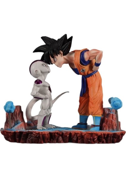 Dragon Ball Gk Goku Frieza Bakış Figürü Yüksekliği 140MM (Yurt Dışından)