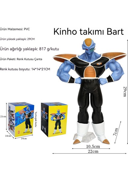 Dragon Ball Gk Bart Figür Yüksekliği 200MM (Yurt Dışından)