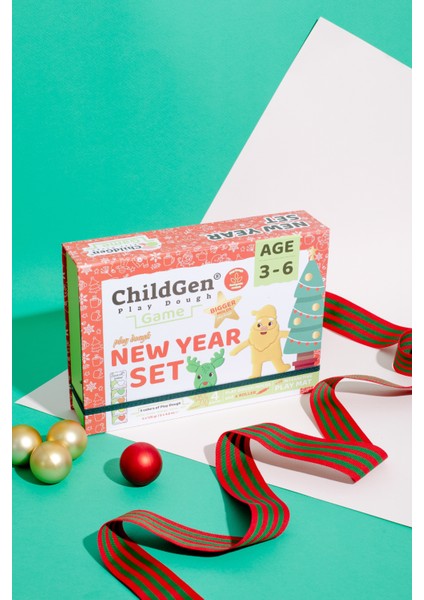 Sahneli New Year Oyun Hamuru Seti