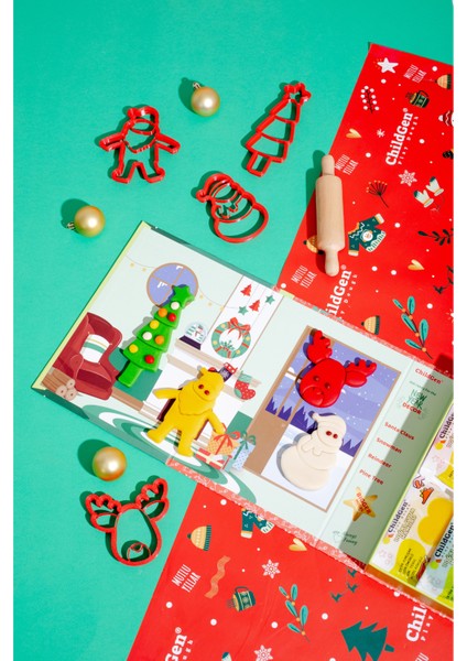 Sahneli New Year Oyun Hamuru Seti