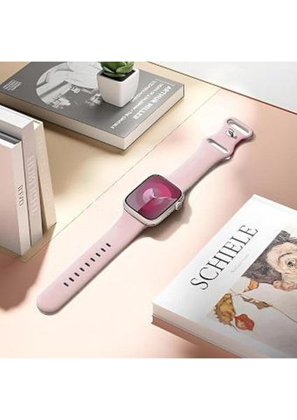 Apple Watch Kordon Kayış 38-40-41 mm Uyumlu Silikon