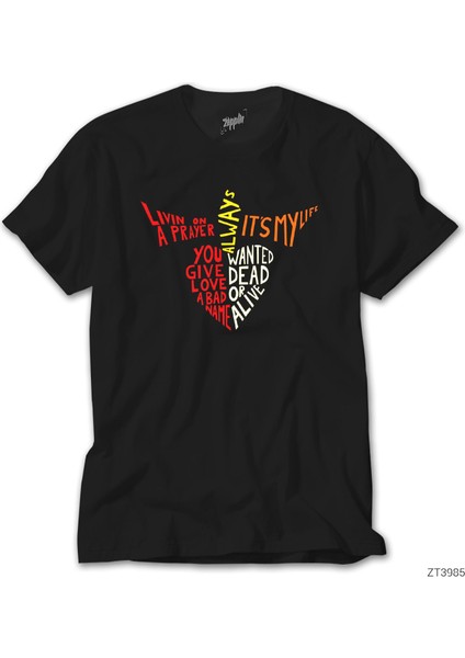 Bon Jovi Songs In Hearth Siyah Tişört