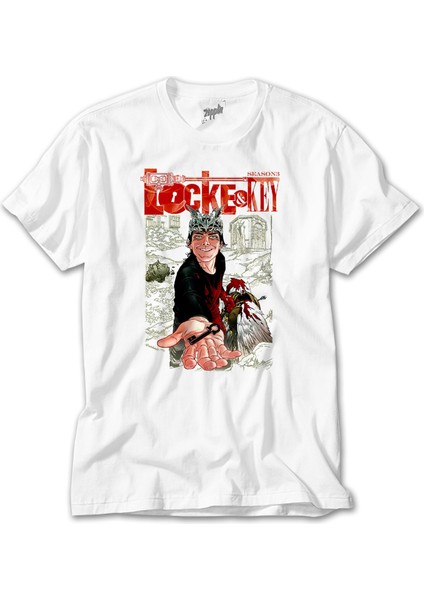 Locke Key Season 3 Beyaz Tişört