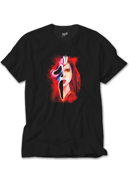 Scream Blood Siyah Tişört